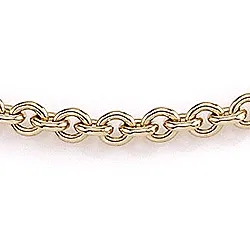 BNH Fußkette aus 14 Karat Gold 24-26 cm x 2,7 mm