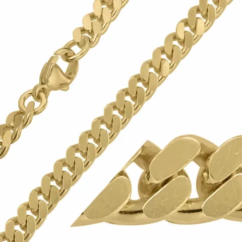 BNH Panzerhalskette aus 8 Karat Gold 55 cm x 5,3 mm