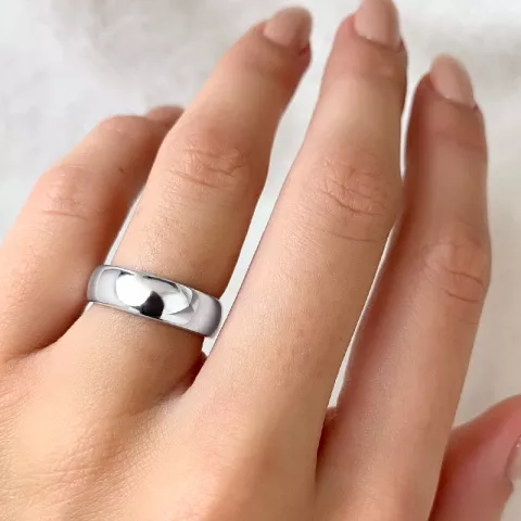 breit Silber Ring aus Silber