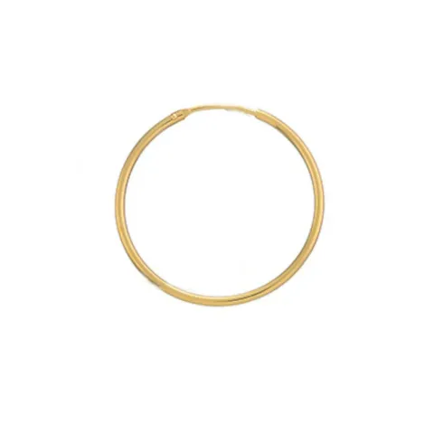 32 mm 1/2 Paar Ohrringe in 14 Karat Gold