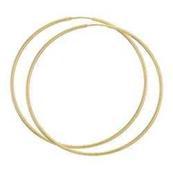 60 mm BNH Kreolenohrringe in 14 Karat Gold