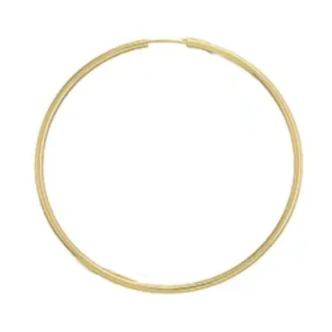 60 mm 1/2 Paar Kreole in 8 Karat Gold