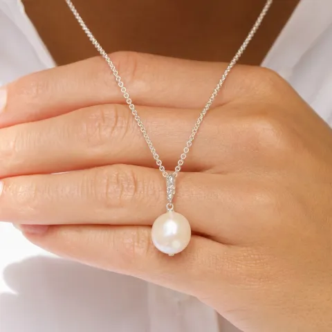 Perle Anhänger aus Silber