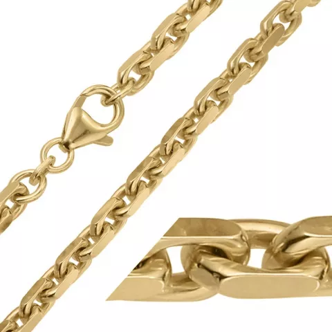 BNH Anker facet armband aus 8 Karat Gold 18,5 cm x 4,5 mm