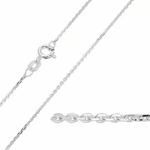 BNH Anker facet halskette aus Silber 70 cm x 1,1 mm