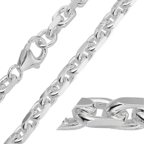 BNH Anker facet halskette aus Silber 70 cm x 4,5 mm