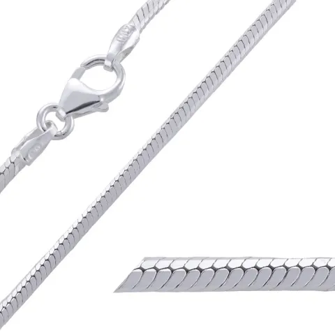 BNH Schlangenarmband aus Silber 18,5 cm x 1,2 mm