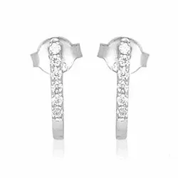 Diamant Ohrstecker in 14 Karat Weißgold mit Diamant