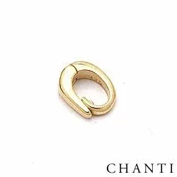 CARI Schloss für Armbänder in vergoldetem Sterlingsilber mit polierter Oberfläche