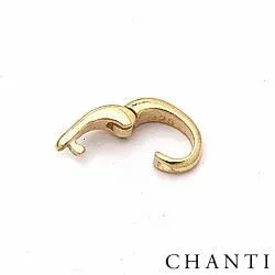 CARI Schloss für Armbänder in vergoldetem Sterlingsilber mit polierter Oberfläche