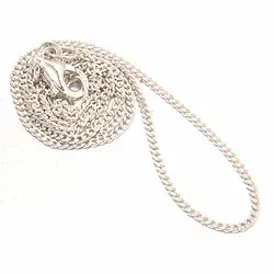 Karte panzerhalskette aus silber 38 cm x 1,4 mm