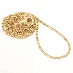 Panzerhalskette aus vergoldetem Sterlingsilber 60 cm x 1,2 mm