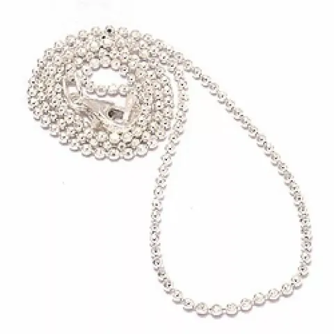 Kugelhalskette aus silber 60 cm x 1,4 mm