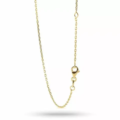 Ankerhalskette aus vergoldetem sterlingsilber 45 plus 3cm x 1,4 mm