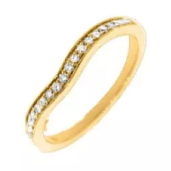 Diamant Gold Ring in 14 Karat Gold 0,14 ct