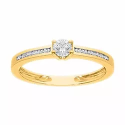 Diamant Ring in 14 Karat Gold 0,30 ct