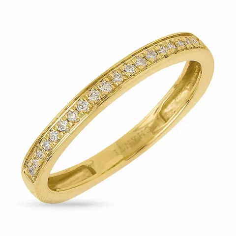 Diamant Ring in 14 Karat Gold 0,13 ct