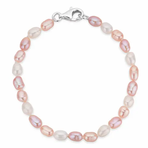 21 cm ellipsenförmiger Perlenarmband mit Süßwasserperle.