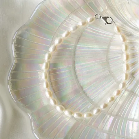 16 cm Perlenarmband mit Süßwasserperle.