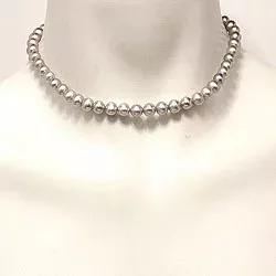 38 cm Süßwasserperle Halskette mit Süßwasserperle.