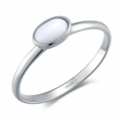 Ovaler Ring aus Silber