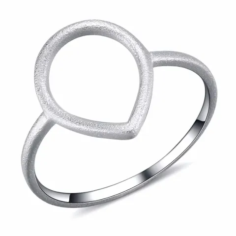 Tropfen Ring aus Silber