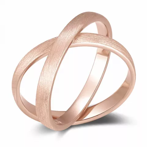 Ring aus rosa beschichtetem Silber