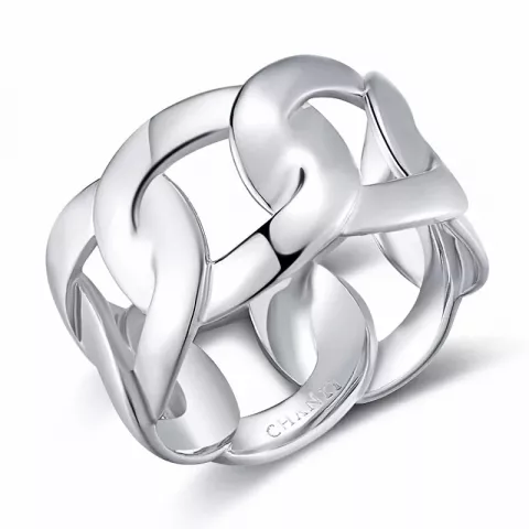panzer Ring aus Silber