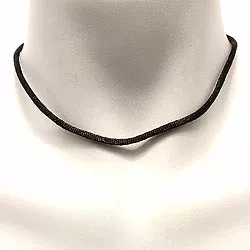 schwarz Baumwollschnur aus Silber 45 cm x 