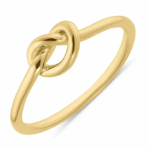 Knoten Ring aus vergoldetem Sterlingsilber