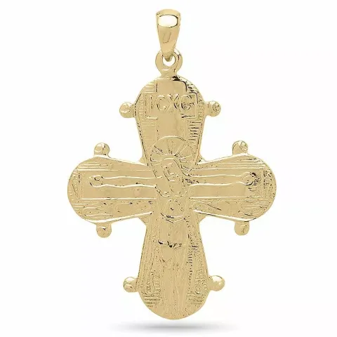 Kollektionsmuster Dagmarkreuz Anhänger aus vergoldetem Sterlingsilber