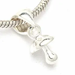 Schnuller Anhänger aus Silber