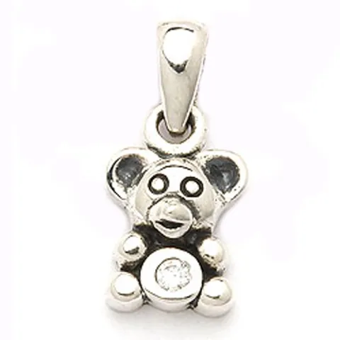 Teddybär Anhänger aus Silber