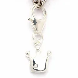 Krone Charms für Armband aus Silber