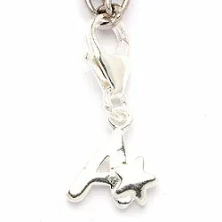 Buchstab a Charm Anhänger aus Silber