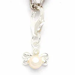 Perle Charm Anhänger aus Silber 