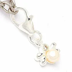 Perle Charm Anhänger aus Silber 