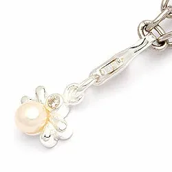 Perle Charm Anhänger aus Silber 