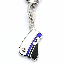 Studentenmütze Charm Anhänger aus Silber