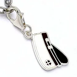 Studentenmütze Charm Anhänger aus Silber