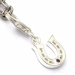 Hufeisen Charms Anhänger aus Silber