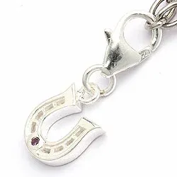 Hufeisen Charms Anhänger aus Silber
