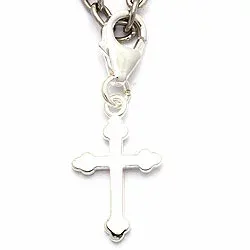 Kreuz Charms Anhänger aus Silber