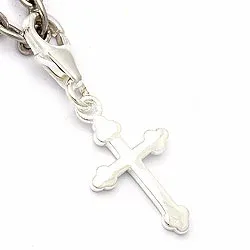 Kreuz Charms Anhänger aus Silber 