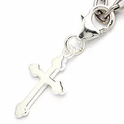 Kreuz Charms Anhänger aus Silber 