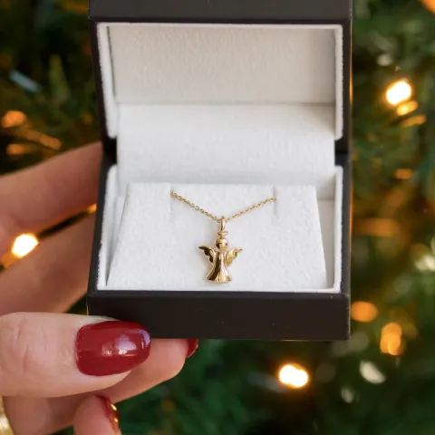 Engel Anhänger aus vergoldetem Sterlingsilber