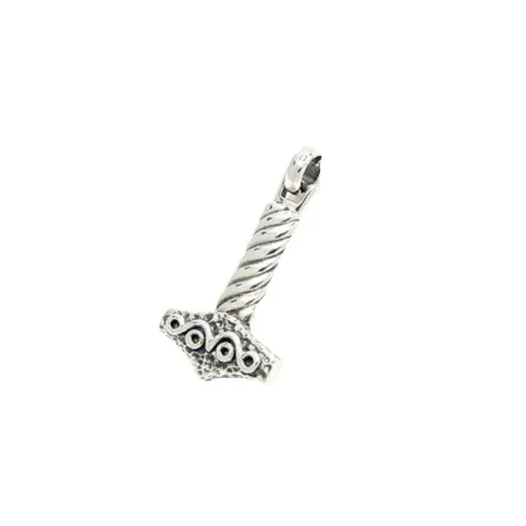 Thors Hammer Schmuck aus oxidiertem Sterlingsilber