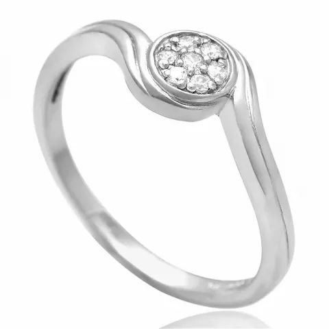 Einfacher runder Ring aus Silber