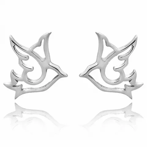 Vögel Ohrringe in Silber