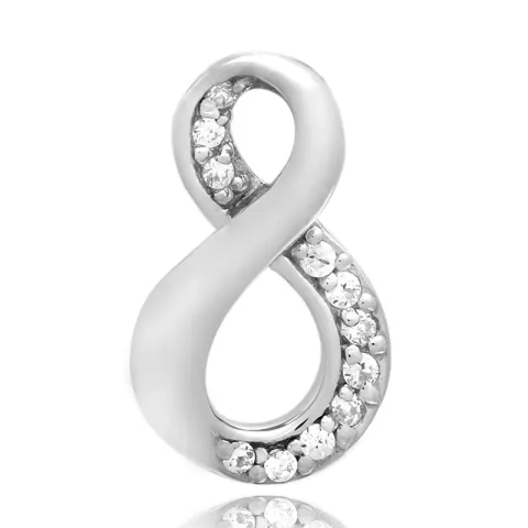 infinity Zirkon Anhänger aus Silber